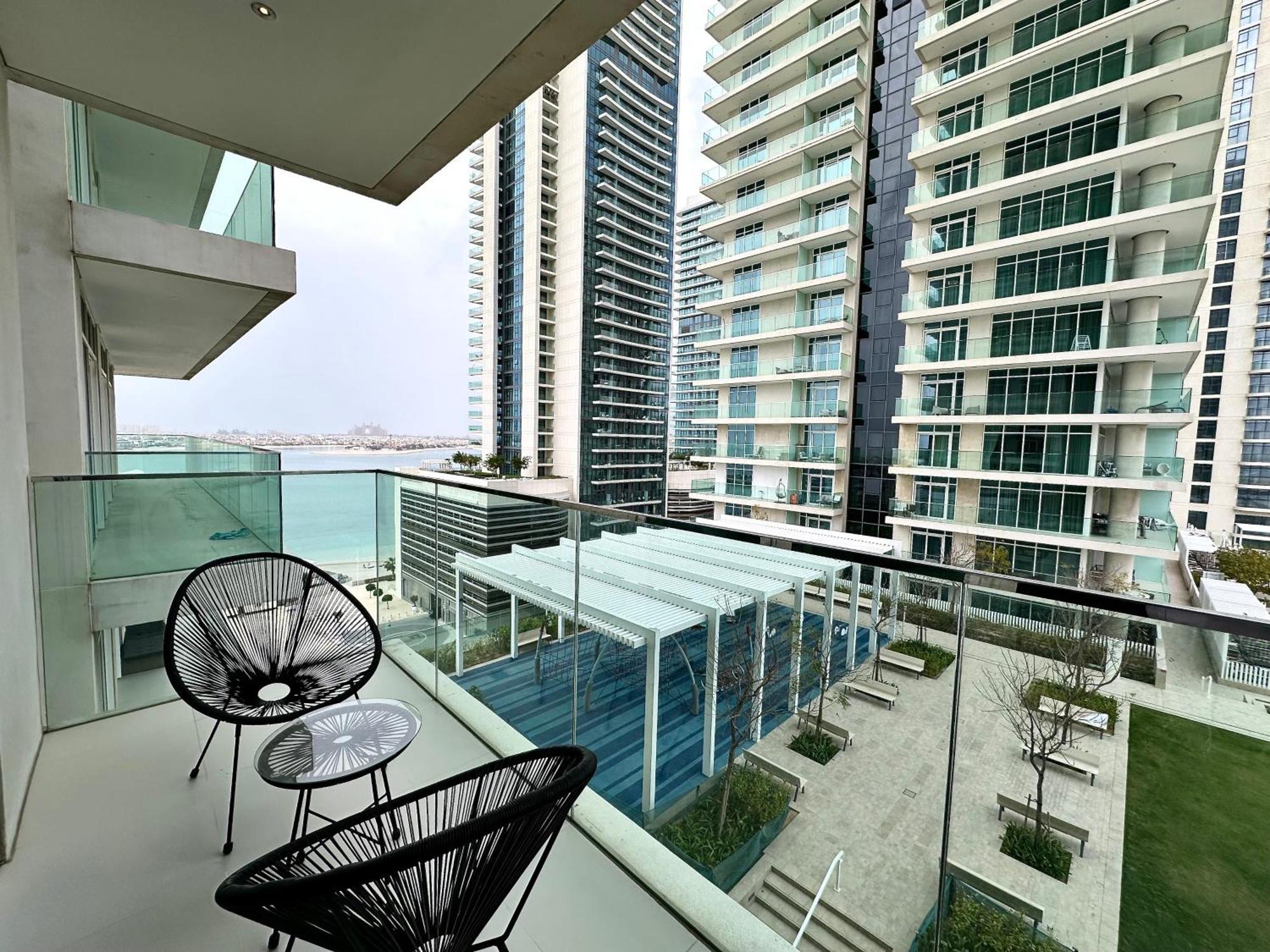 Lux Bnb I Sun Rise Bay I Palm & Sea View Dubai Exterior foto